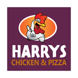 Harry's Chicken & Pizza logo.